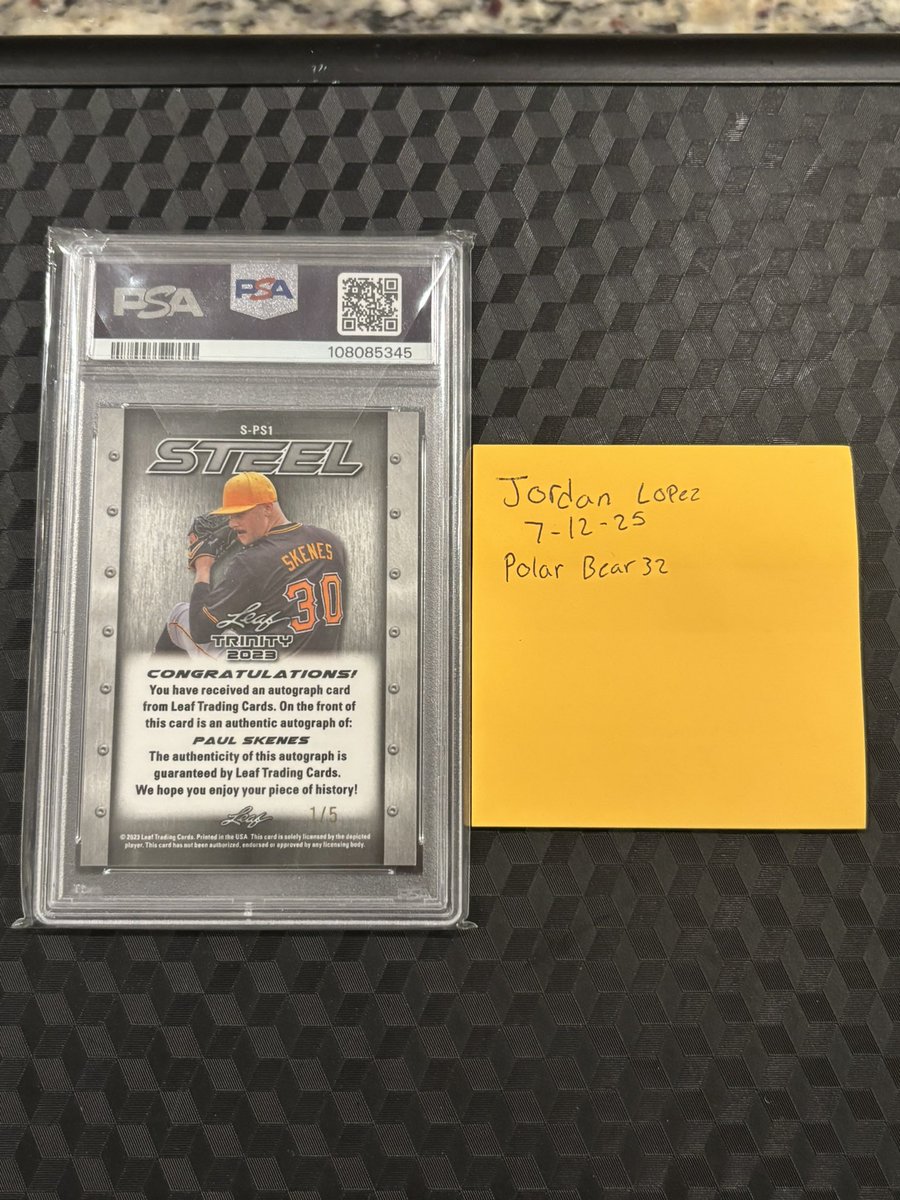 mixboy925's tweet image. Judge /25 Pop 1 $750
Skenes /5 $300
