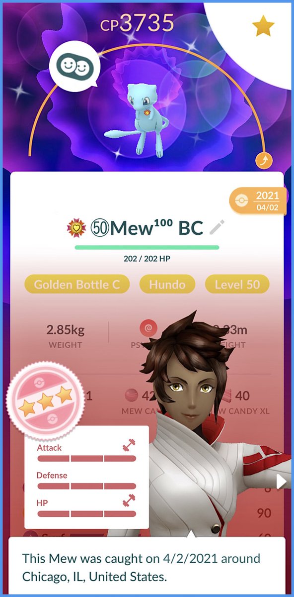 Finally finished my shiny Mew’s Hyper Training!! 💪🏋️💪 #PokemonGO #Shiny #Pokemon

Thanks for all your suggestions! Helped reassure me (each time my heart sank reading all your “Shiny Meloetta”, “Diance”, and “Zygarde” comments) that my 🩵 was always set on Mew. 😅😝😄