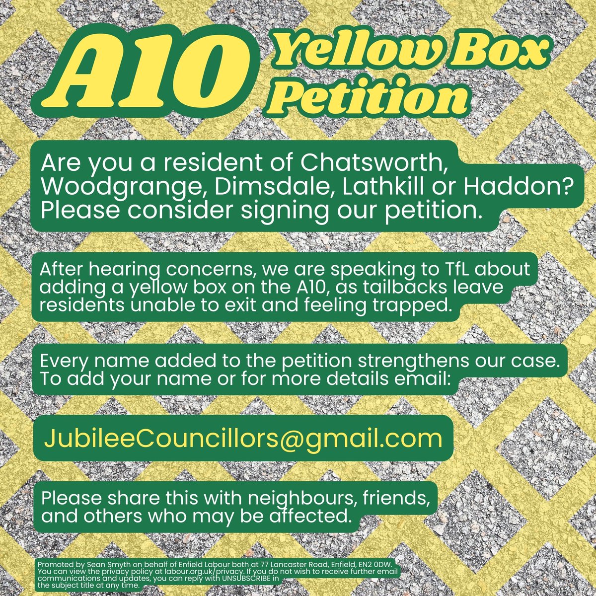 📣 Great to chat with the residents of Woodgrange Gardens this morning with Alev.
A reminder that our petition is still open so please get in touch if you need more details.