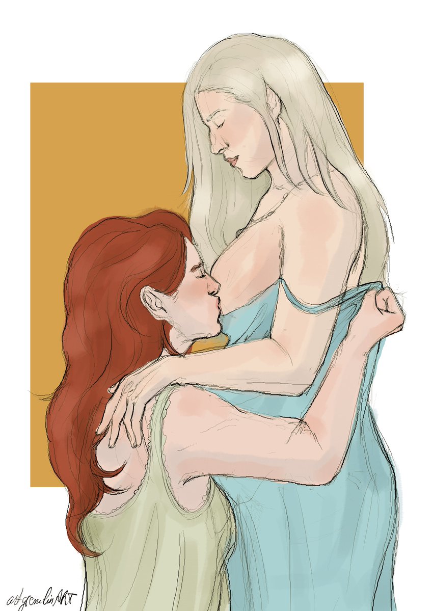 dsgustingremlin's tweet image. "Rhaenyra's so annoying with her damn bratty attitude and those stupid delicious curves"
~Alicent Hightower - 124 AC.
#Rhaenicent