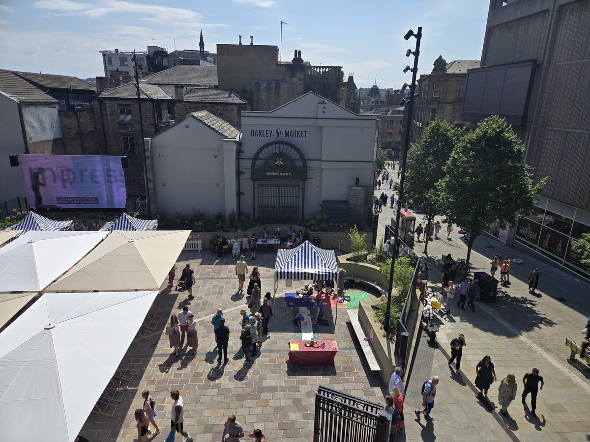 At the opening weekend of the new Darley Street market in the city-of-bradford.com today.