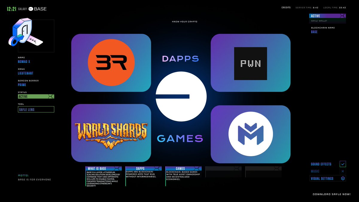 Built different. Powered by Base.
These are the games and dApps worth watching. 🎮
#Base