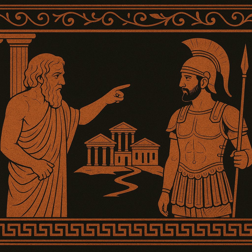 HistoryCyprus's tweet image. 🏛️ Ο Φιλόκυπρος, Έλληνας βασιλιάς της ελληνικής πόλης της Αιπείας, ίδρυσε τους Σόλους στην Κύπρο μετά από συμβουλή του Σόλωνος⚖️.
📜 Η πόλη πήρε το όνομα του Σόλωνος.
🛡️ Διάδοχός ήταν ο υιός του, ο ήρωας Αριστόκυπρος.
#Κυπρος | #Cyprus | #Greeks