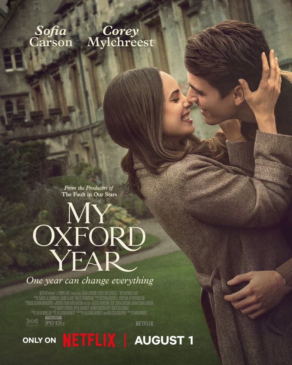 AllCinemaVerse's tweet photo. Netflix Film #MyOxfordYear Streaming From 1st August On #Netflix.
Starring: #SofiaCarson, #CoreyMylchreest, #DougrayScott, #CatherineMcCormack, #HarryTrevaldwyn, #EsméKingdom, #NikhilParmar, #PoppyGilbert & More.
Directed By #IainMorris.
#MyOxfordYearOnNetflix #PrimeVerse https://t.co/51vkc7xqYB