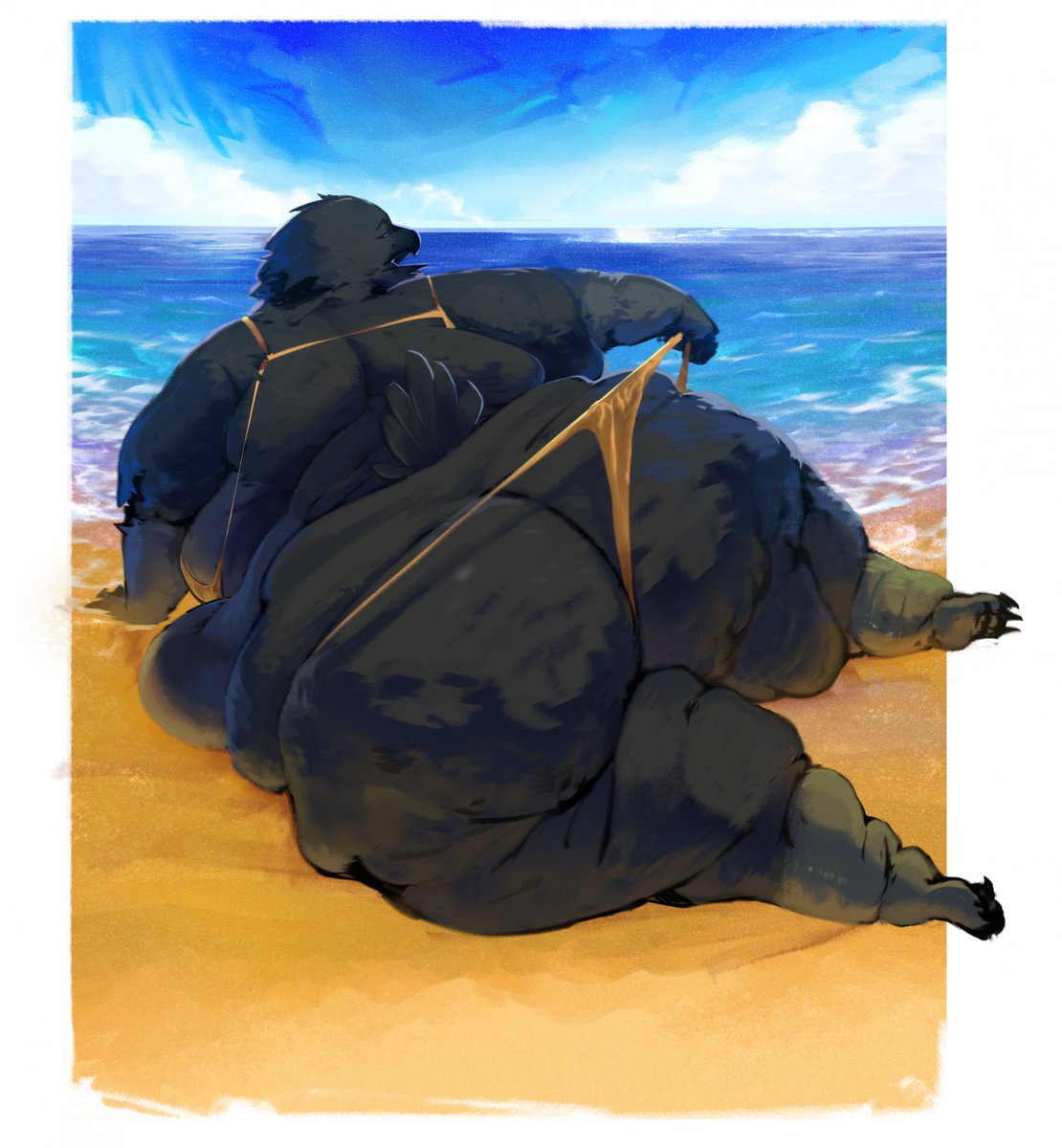 Krown (@krowntheowlgon) on Twitter photo Isn't this how it always goes? Make it out to the beach and you realize you forgot something?
Sometimes it's sunscreen, or towels, or floats, or even drinks.
Sarah forgot to bring fitting clothing. Shame.
🎨<a href="/xeler_jir/">jiro | medical leave</a> Isn't this how it always goes? Make it out to the beach and you realize you forgot something?
Sometimes it's sunscreen, or towels, or floats, or even drinks.
Sarah forgot to bring fitting clothing. Shame.
🎨<a href="/xeler_jir/">jiro | medical leave</a>