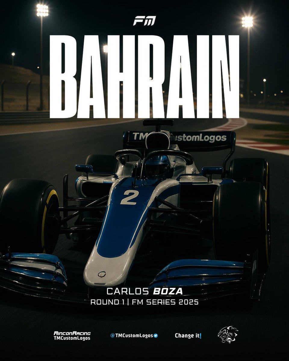 RinconRacing TMCustomLogos (@rinconracing) on Twitter photo FORMULA 1!🏁
Debut en un nuevo campeonato y simulador F1, organizado por <a href="/FormulaMosca/">Fórmula Mosca</a> donde nuestro Carlitos quiere demostrar que va igual de rápido que en iRacing, sale a pista junto a <a href="/Ignars2/">Ignars</a>.
👤<a href="/ByLiyo/">Carlos Boza</a>
🇧🇭 Bahrain
⏰ 14/07 - 22:00hs
#somosrincon 🐅 FORMULA 1!🏁
Debut en un nuevo campeonato y simulador F1, organizado por <a href="/FormulaMosca/">Fórmula Mosca</a> donde nuestro Carlitos quiere demostrar que va igual de rápido que en iRacing, sale a pista junto a <a href="/Ignars2/">Ignars</a>.
👤<a href="/ByLiyo/">Carlos Boza</a>
🇧🇭 Bahrain
⏰ 14/07 - 22:00hs
#somosrincon 🐅
