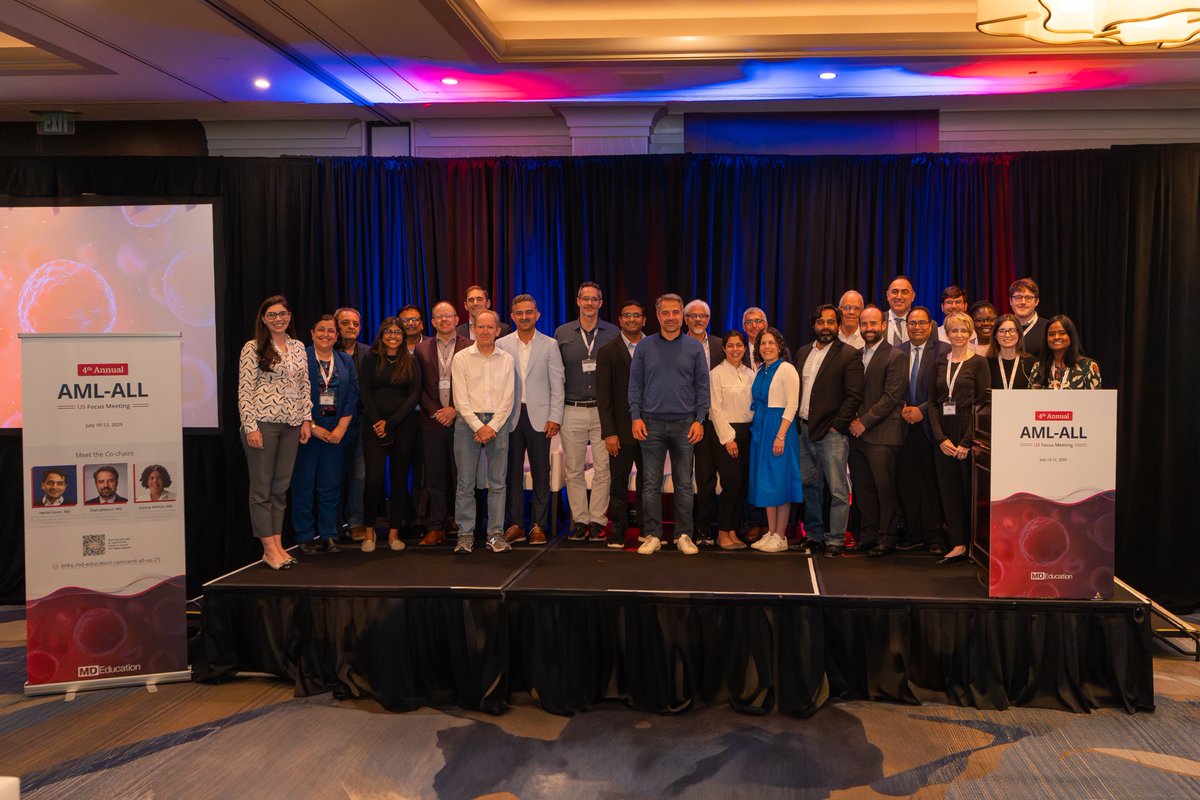 _MDEducation's tweet image. Thank you to our incredible faculty, attendees, and industry supporters for making the 4th Annual AML-ALL US Focus Meeting 2025 a truly outstanding event — once again.
From thought-provoking presentations and insightful panel discussions to meaningful connections, this meeting…