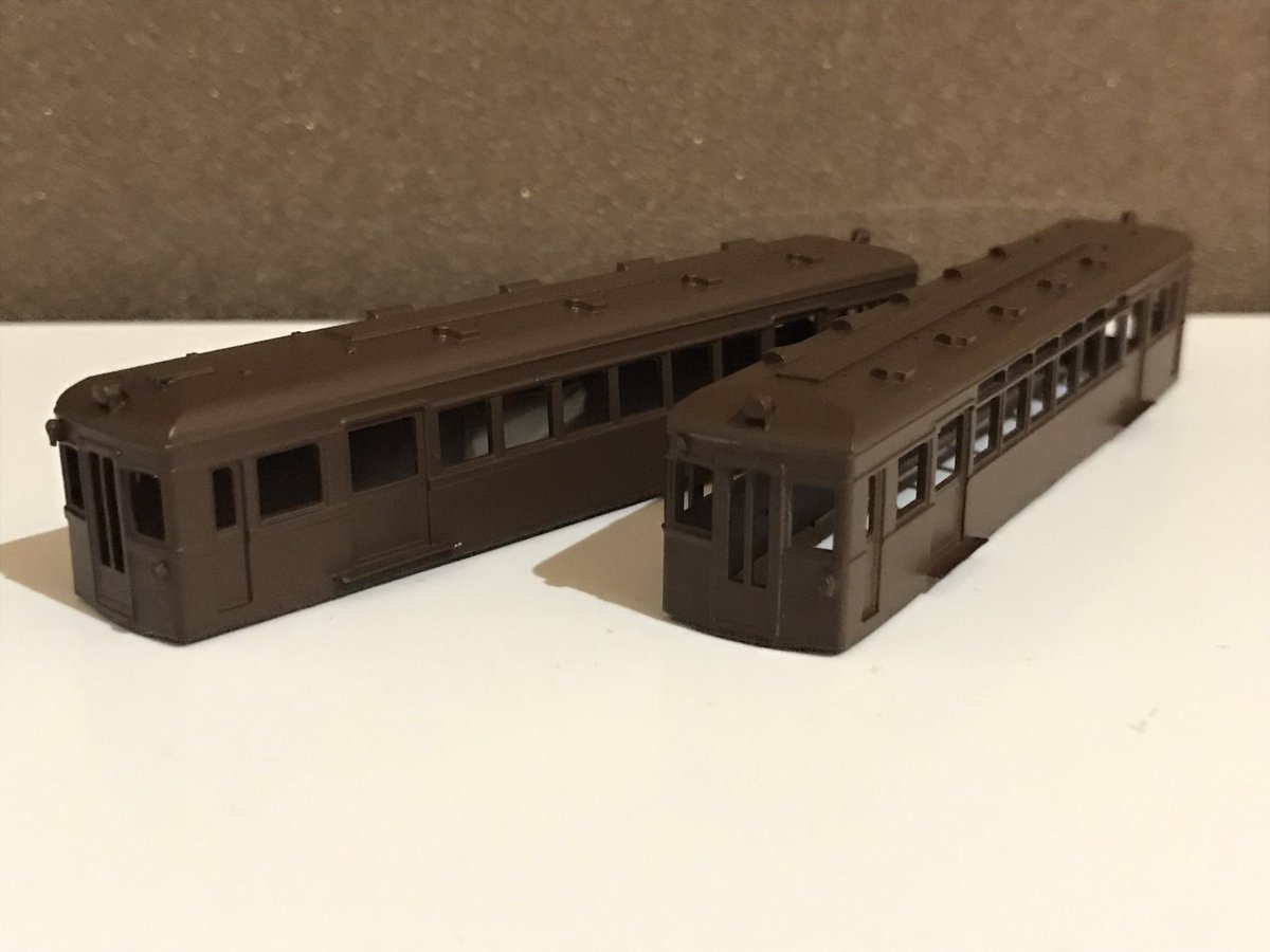 阪神喫茶店バリエーションキット
阪神の有名な名車、喫茶店と言う愛称で地方譲渡車も存在しました。
阪神時代は数両連なっており、一型で数両買って頂くことが出来る板キット向きな車種と思います。

docs.google.com/forms/d/1OLtrc…