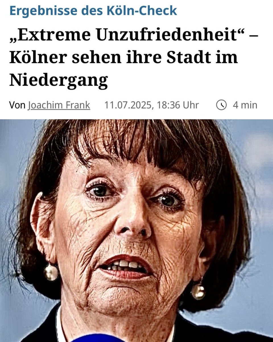 DANKE FÜR NICHTS, Henriette Reker!