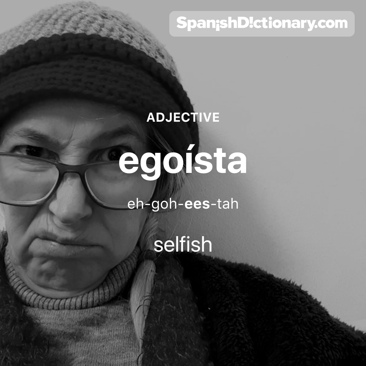 Today's #WordOfTheDay is "egoísta." 🙅🏽‍♂️🥧 For example: ¡No seas egoísta! Dame un pedazo de pastel. - Don't be selfish! Give me a piece of pie.
#EstudiaEspañol #StudySpanish #AprendeEspañol #LearnSpanish #Español #Spanish #LearningSpanish #PalabraDelDia