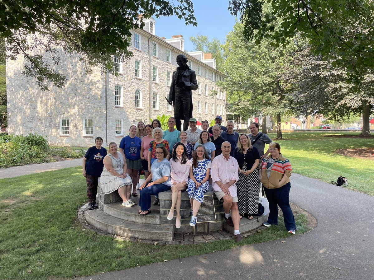 DCComm's tweet image. Good times at the Dickinson Summer Latin Workshop!
