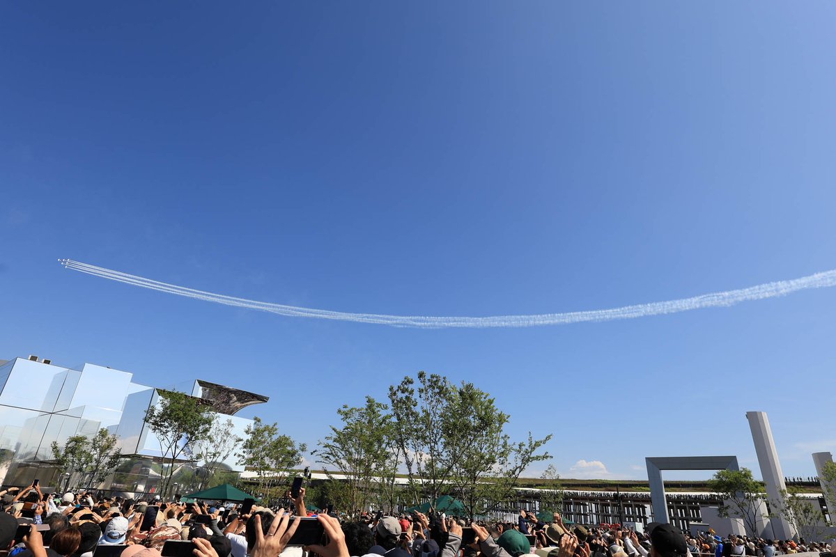 seph_tree's tweet image. 2025/07/13
横構図
#ブルーインパルス
#EXPO2025