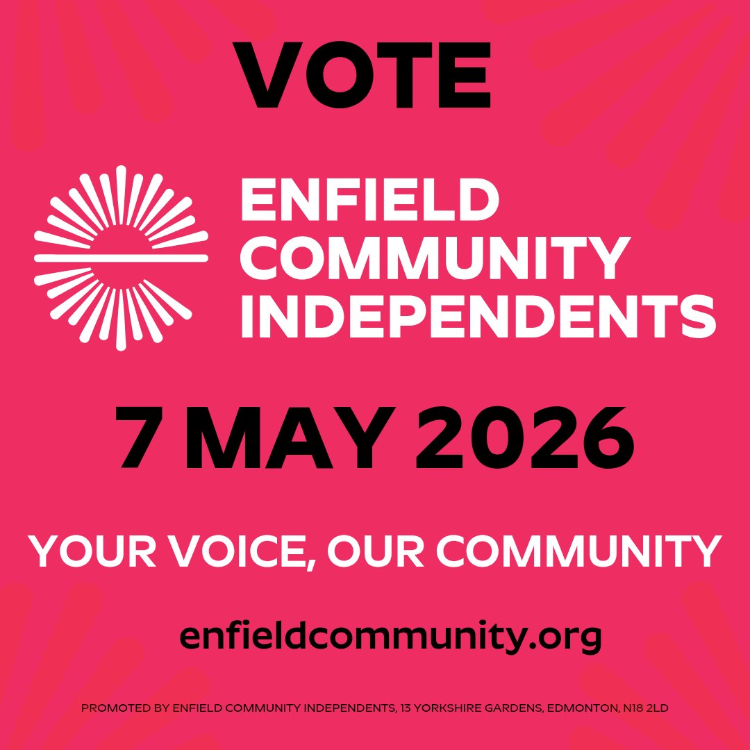 Lovely day canvassing today until we hit this road in Edmonton.

Next May, residents across Enfield can send a message to the Labour council that they simply do not deserve another 4 more years in power

Join our people powered campaign and find out more:

enfieldcommunity.org/news