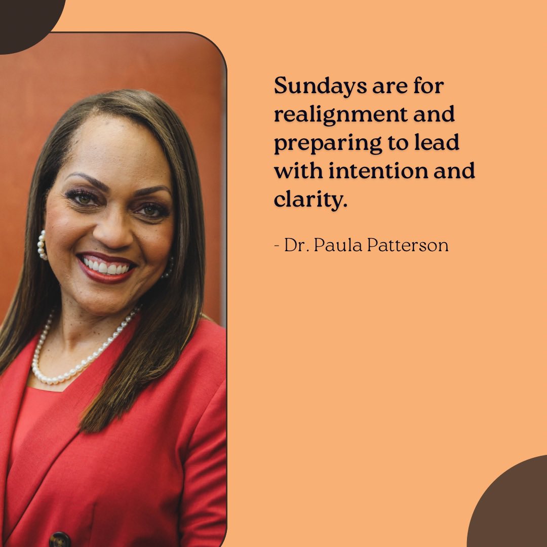 Sundays are where balance begins. 💡

As a leader, I use Sundays to align my life and leadership:

🗓️ Review my schedule
🛑 Set boundaries
🏡 Prep home + heart + faith
🎯 Choose a leadership focus

It’s not about doing more—it’s about leading with intention.