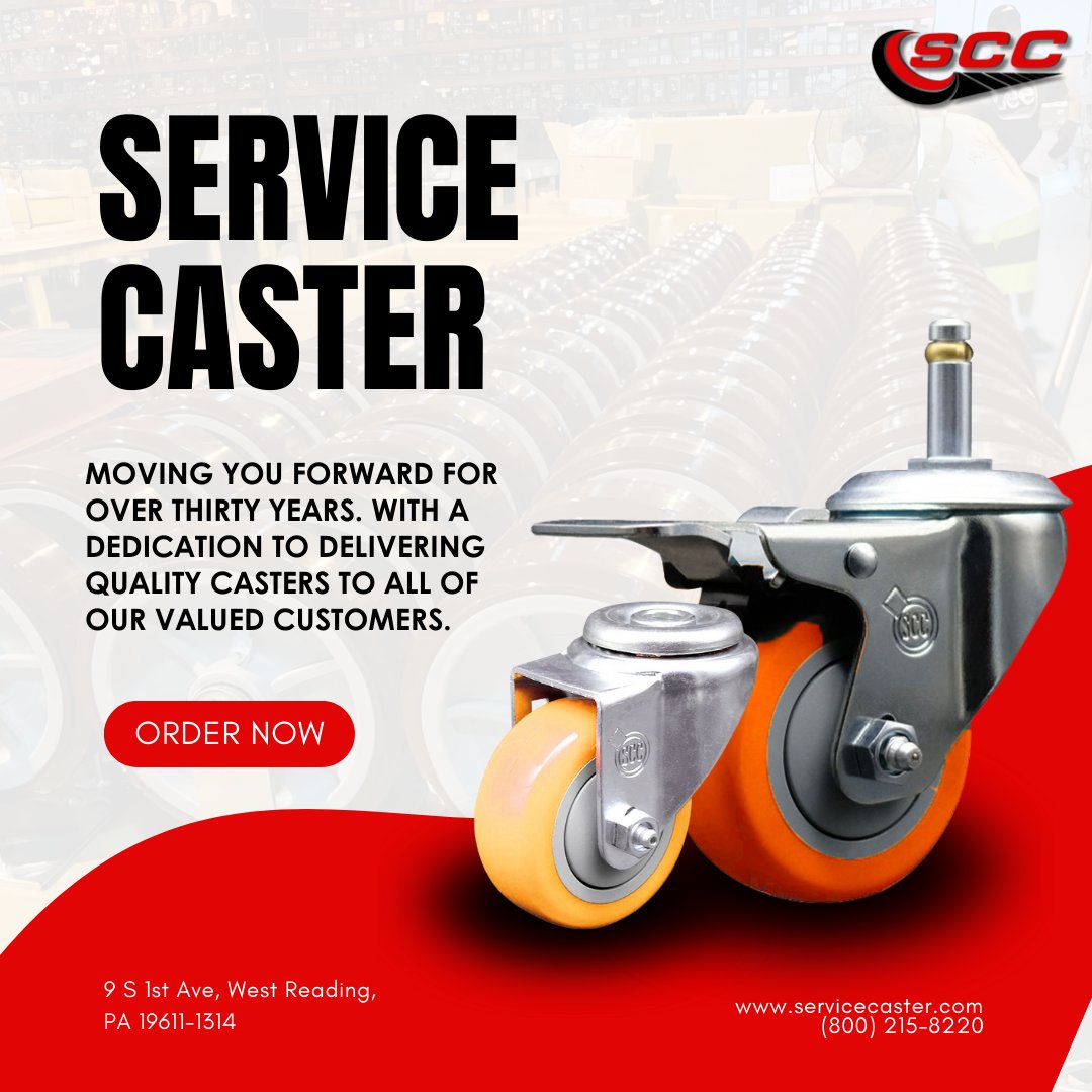 SERVICECASTER's tweet image. 💪 Tough jobs need tough wheels! Service Caster keeps you moving, no matter the load. 🛞 #ServiceCaster #BuiltForStrength