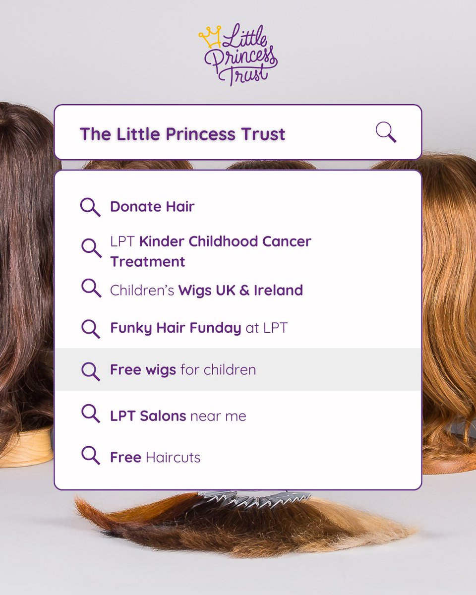 LPTrustUK's tweet image. When you think of The Little Princess Trust, what’s your first thought? ✨
To learn more about the variety of ways you can get involved with our mission, click the link in our bio 👆💜