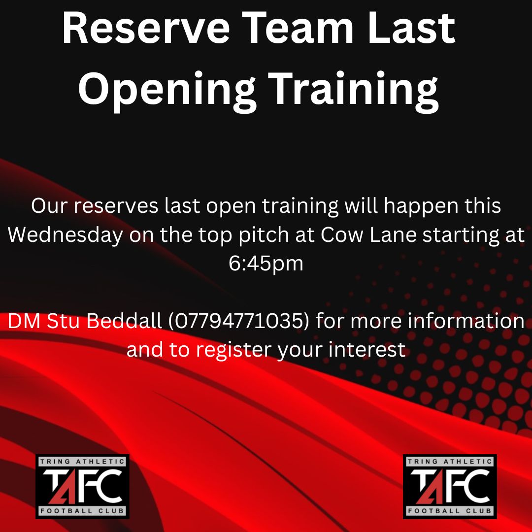 Tring Athletic FC u23 (@tafcu23s) on Twitter photo 