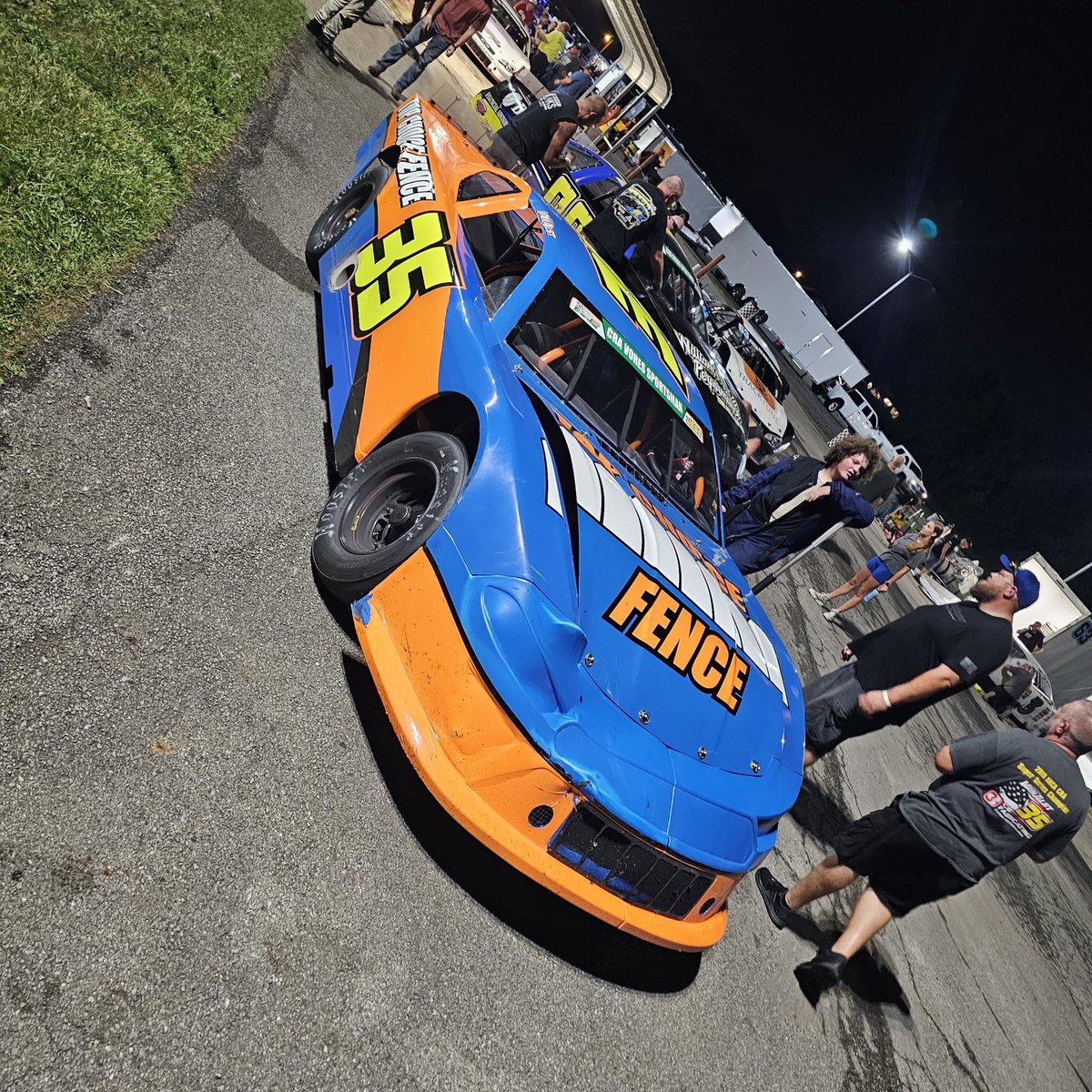 GregVanAlst35's tweet image. After 200 @AndersonSpeedwy this is the only damage we gained. In a move that shocked us and we still dont know how the kid made it through, he gained 2 positions in one corner. Ryder led 68 laps and finished 3rd. This 13 year old kid continues to impress. Checkered flag is coming