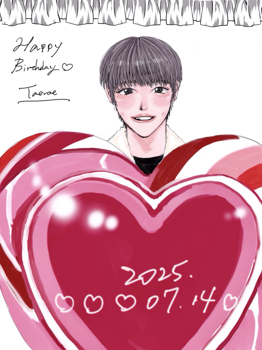 ♥️Happy birthday taerae♥️

#태래의생일_우린계속여기서있어
#Level23Taerae_GameStart
#HAPPYTAERAEDAY
#ZB1fanart