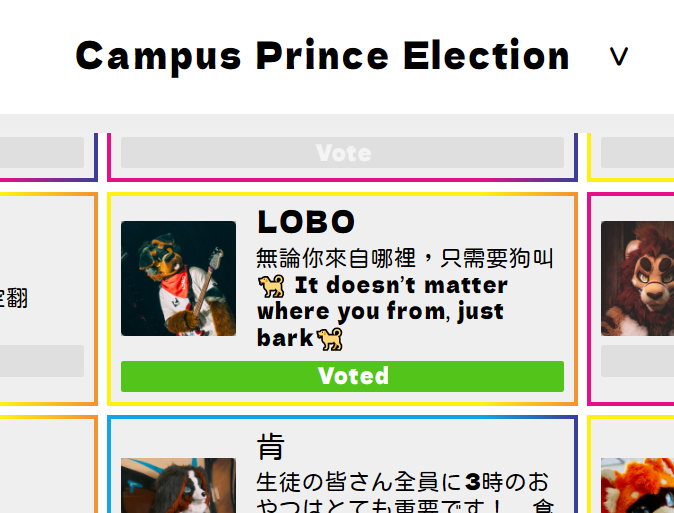 LOBO_Rottie's tweet image. #UTFG is holding a popularity vote!
If you still have votes left, feel free to vote for me!🐶🎫