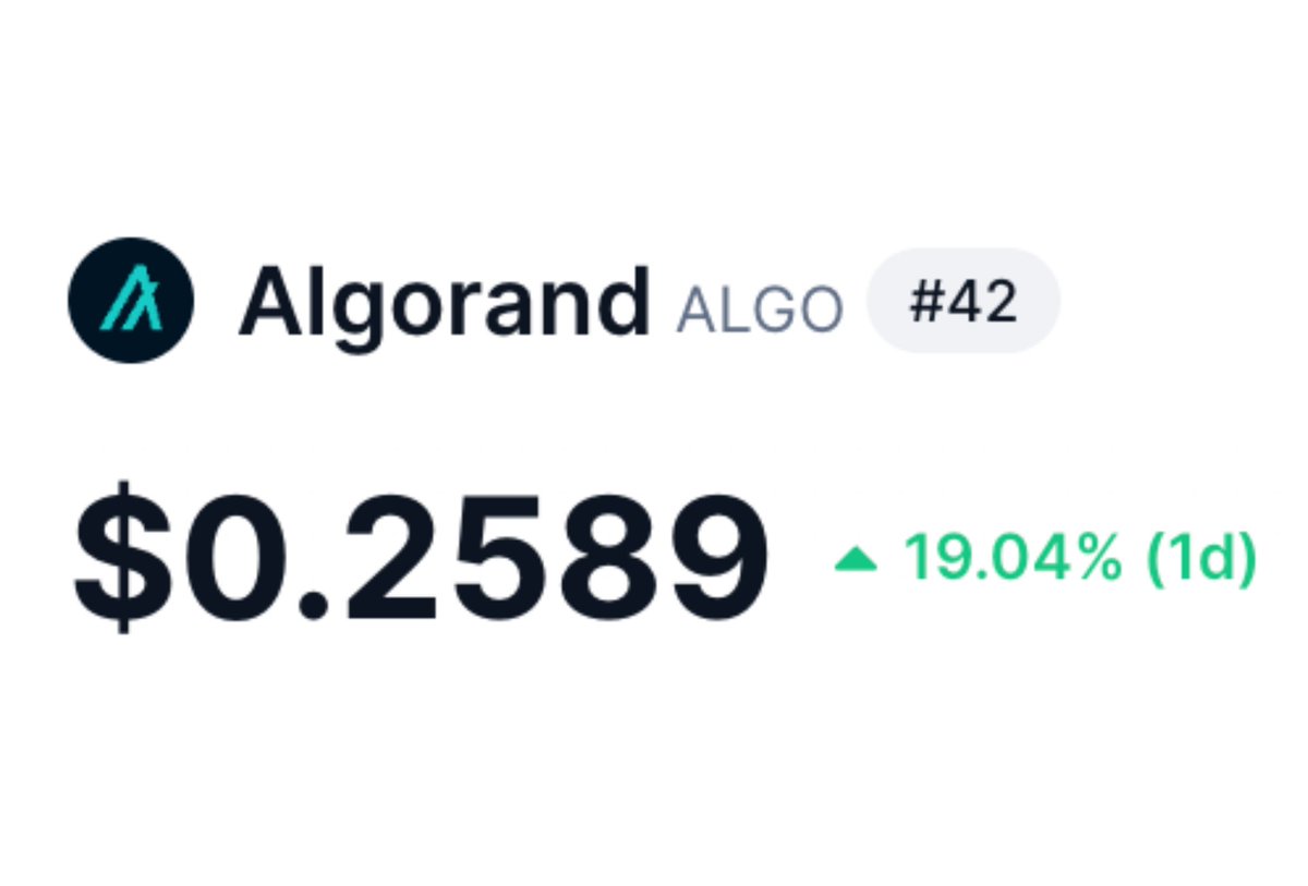 $ALGO top 40 ⏳🔄