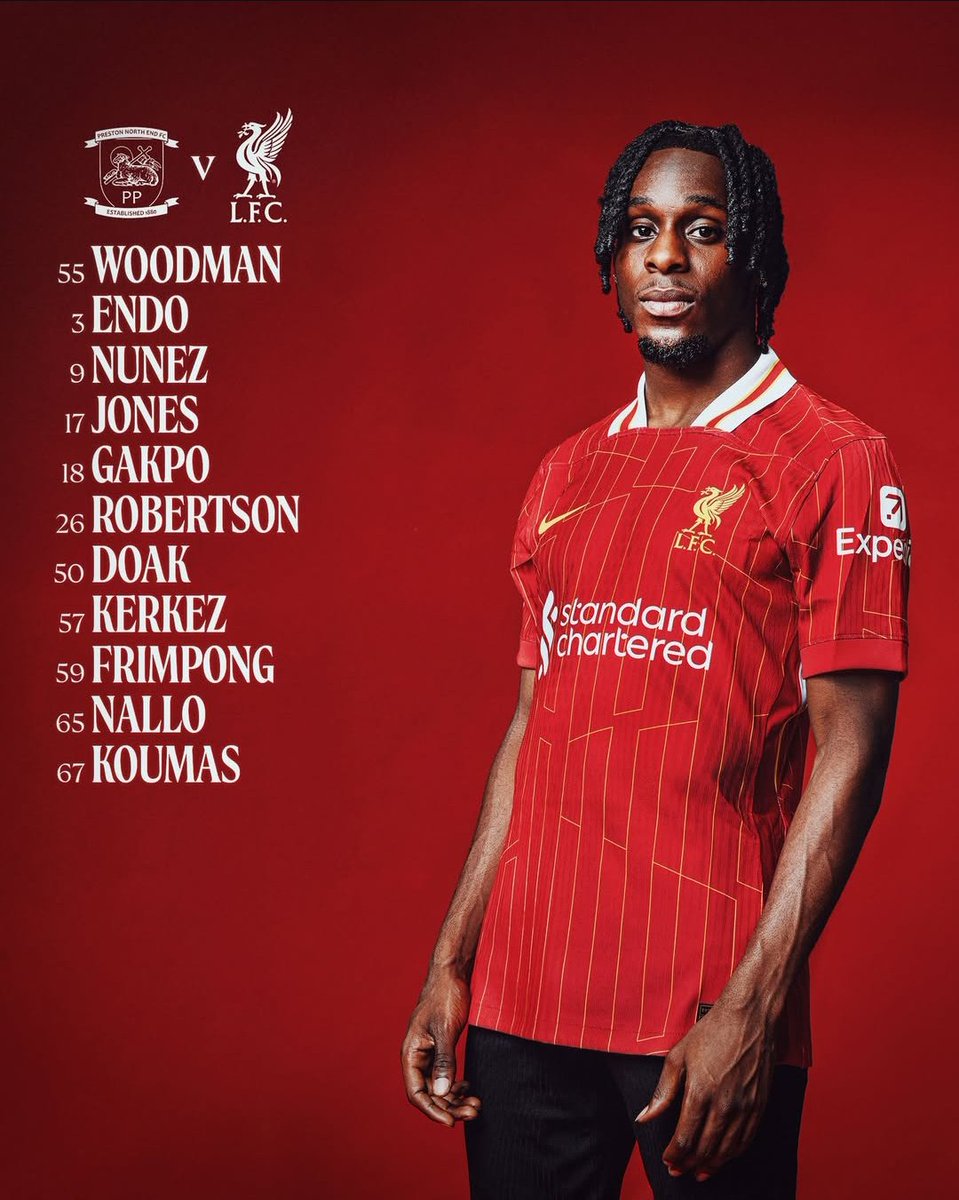 thejurgenholic's tweet image. STARTING XI — #PraMusim
Pergantian pemain penuh di babak kedua.

Kerkez dan Frimpong debut, dan yang kalian tunggu Serigala itu hadir 🐺