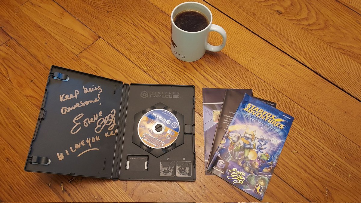 BobcatRacer (@bobcatracer53) on Twitter photo Just received an autographed copy from <a href="/RealKrystalFox/">Estelle Ellis/SFA KrystalFox-Mindful Voice Actor</a>
Thank you so much!!!
(And I decided to try butter in my tea. Not really a coffee person. Still, it's good!) Just received an autographed copy from <a href="/RealKrystalFox/">Estelle Ellis/SFA KrystalFox-Mindful Voice Actor</a>
Thank you so much!!!
(And I decided to try butter in my tea. Not really a coffee person. Still, it's good!)