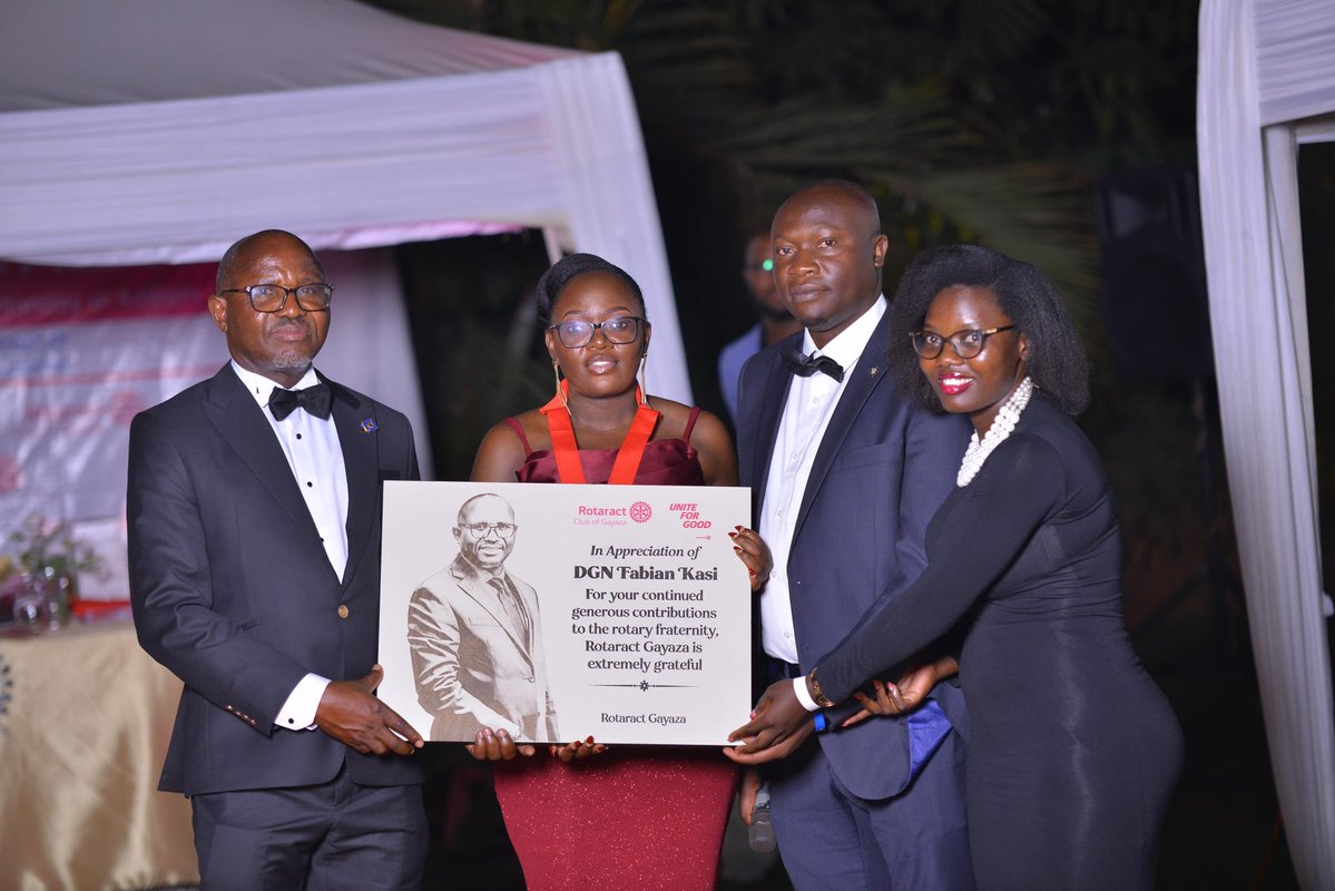 kasi_fabian's tweet image. I was honoured to officiate the 1st Presidential Installation of Rotaract Club of Gayaza yesterday at Chagos Country Resort on Kasangati Kira Road.
Congratulations, President Fatuma Nanziri and your team. You are trailblazers of a new legacy!
Welcome to the #Rotary9213…