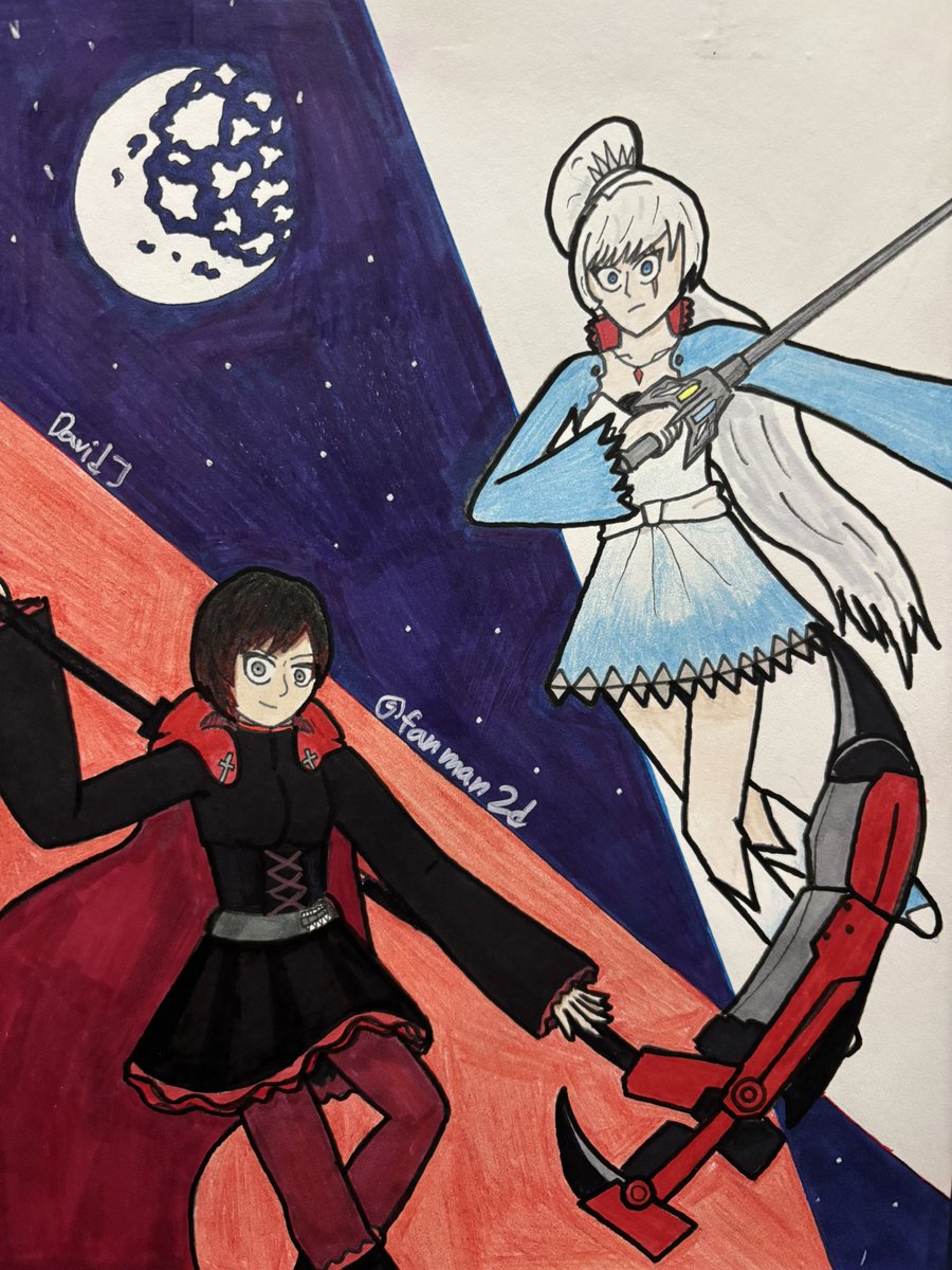 Ice Flower

#RWBY #RubyRose #WeissSchnee #whiterose #fanart