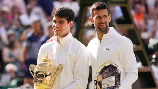 🍓🎾WIMBLEDON FINAL🎾🍓

Max bet
10U 🇪🇸Alcaraz ML +100/2.00

So many cappers on Sinner🤣

Enjoy a max bet win! Thank me later 👋🏻