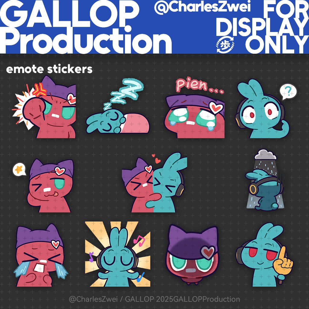 CharlesZwei's tweet image. made a series of #settphel stickers u can use it by join the @settphelserver or get the gif file in my kofi❤️💙