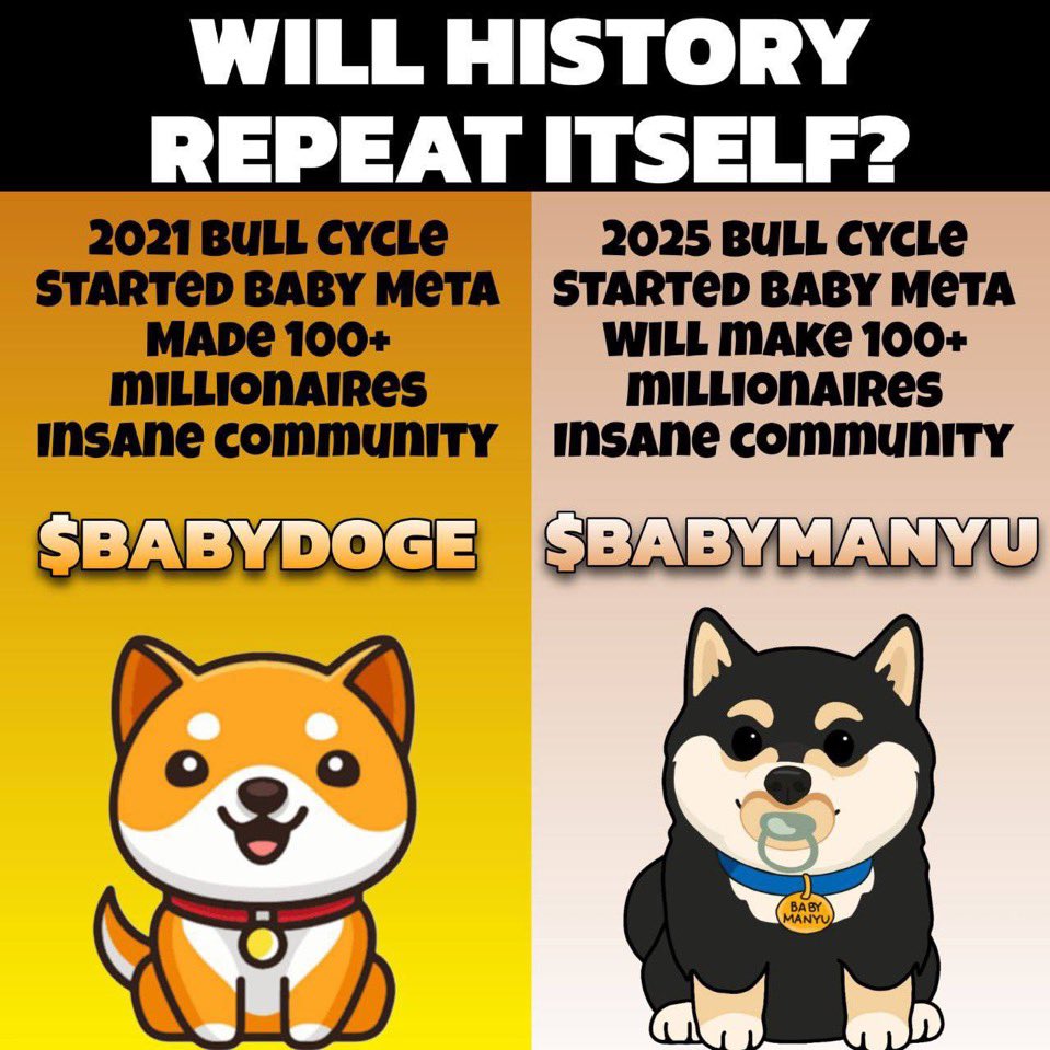 <a href="/henokcrypto/">Henok</a> $MANYU | <a href="/manyu_baby/">BabyManyu</a> community right now 💪🔥

0x632F25855c7F98af1c036724fD3dC93D6571932f