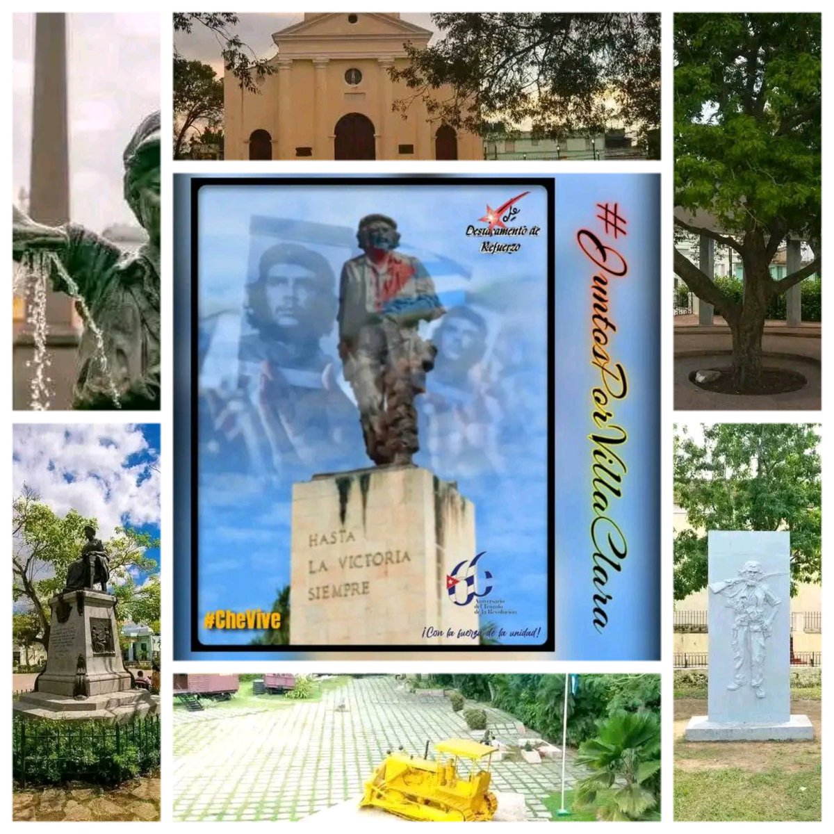 #DestacamentoDeRefuerzo//Por 336 años de una santa y clara ciudad que ha sido faro de cultura, de luchas y de alegría. Porque aquí, hasta el aire sabe a nostalgia, a recuerdos de infancia, a promesas de futuro. 

#336SantaClara
#JuntosPorVillaClara 
#CheVive