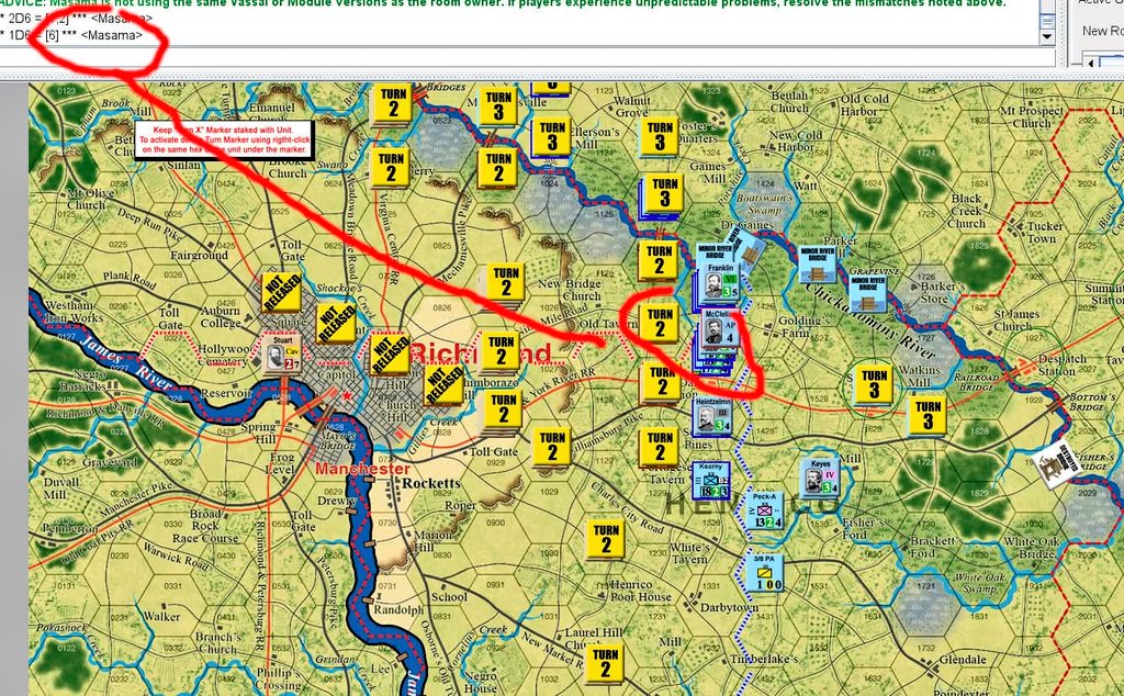 SanchoMateos's tweet image. Comenzamos la batalla de los siete días con este maravilloso #OTRII de @MultiManPub ...y no he podido hacer otra cosa que revivir lo mismo que @Carta_Minima en su partida....Lincoln está llamando de urgencia a Sumner para que se presente en Washington 🤣🤣 #gcacwspaintour #gcacw