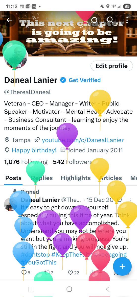 TherealDaneal's tweet image. I don&apos;t know why but at some point birthdays just became tricky for me. I get in my feels I guess. Well happy birthday to me.