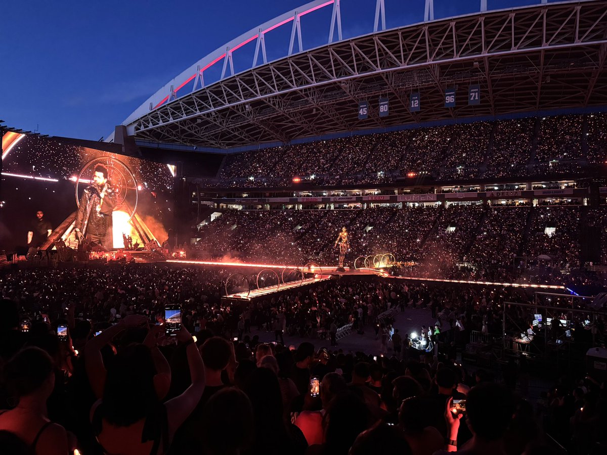 TravisKetchum's tweet image. Impressed by @theweeknd concert in Seattle last night. Probably the best production I’ve seen. Two Swifties in our group said it was better than either the 1989 or Eras concerts. It was an absolute slam dunk.