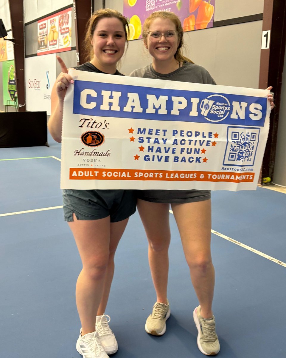 HoustonSSC's tweet image. Pickleball with your crew at a brand new spot? Yes, please. Sign up for Sugar Land’s newest league now.
→ bit.ly/43MW9O1