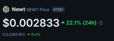 We love the cewts, but it's time to #SENDNEWTS so their limit order does newt fill and they're forced to market buy 📈. Sorry frens.