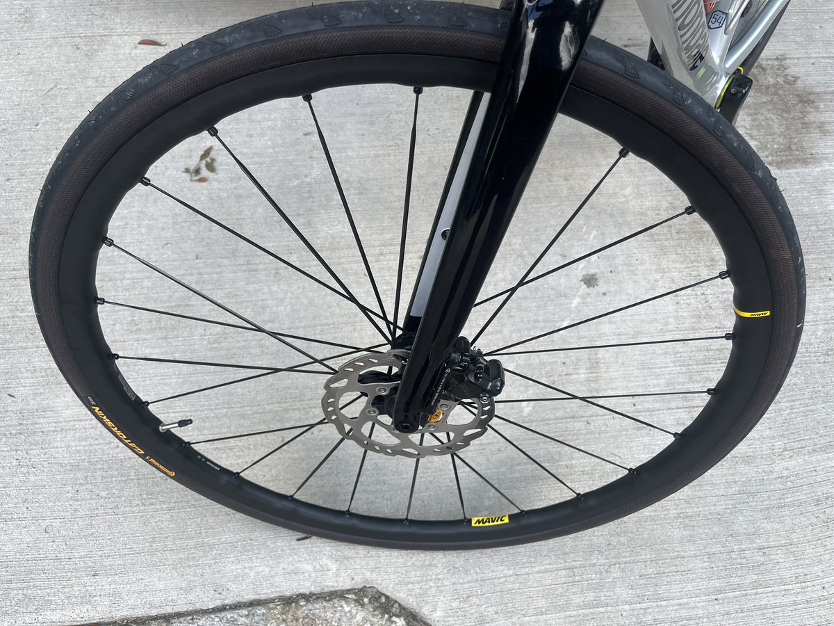 2Scottish's tweet image. So, @Mud_Fud, the Mavic Ksyrium wheels are definitely more robust on the same route.  Gatorskin tyres I think  led to some performance loss. Any improvement with tubeless? @bikeVeloSano Max 🫀 rate for me should be 146. #BikeLife.