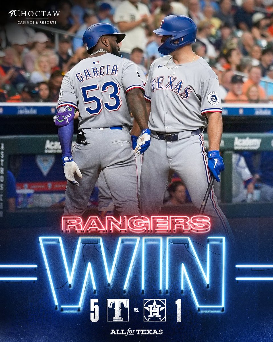 Texas takes the series. #AllForTX