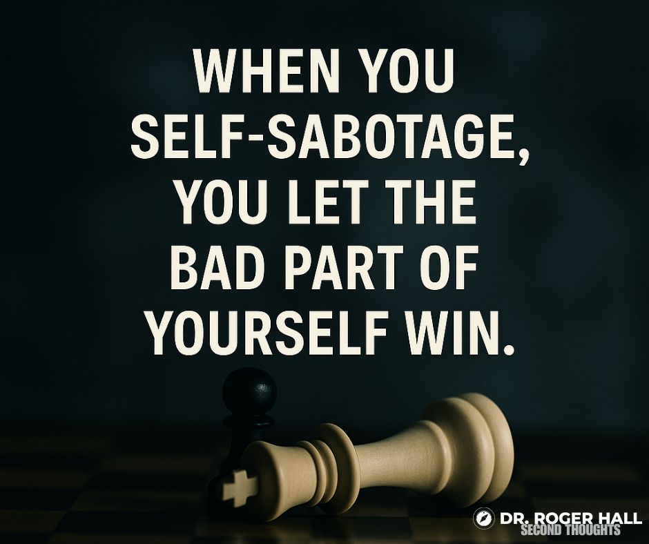 Choose better. Win the fight.

Self-sabotage is real and it starts with the smallest choices.
🔗 Watch here: youtu.be/-VFTpOaB2bc

#SelfSabotage
#MindsetShift
#DisciplineEqualsFreedom
#FearOfFailure
#SuccessMindset