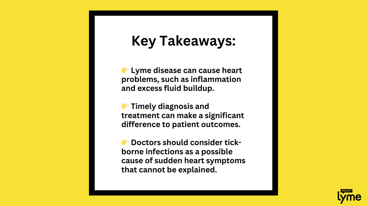 ProjectLyme's tweet image. A 69-year-old woman had chest pain & trouble breathing due to inflammation & excess fluid buildup around her heart. After ruling out other possibilities, she tested positive for Lyme disease. Thanks to a timely diagnosis, she recovered. Via @CureusMedical cureus.com/articles/33818…