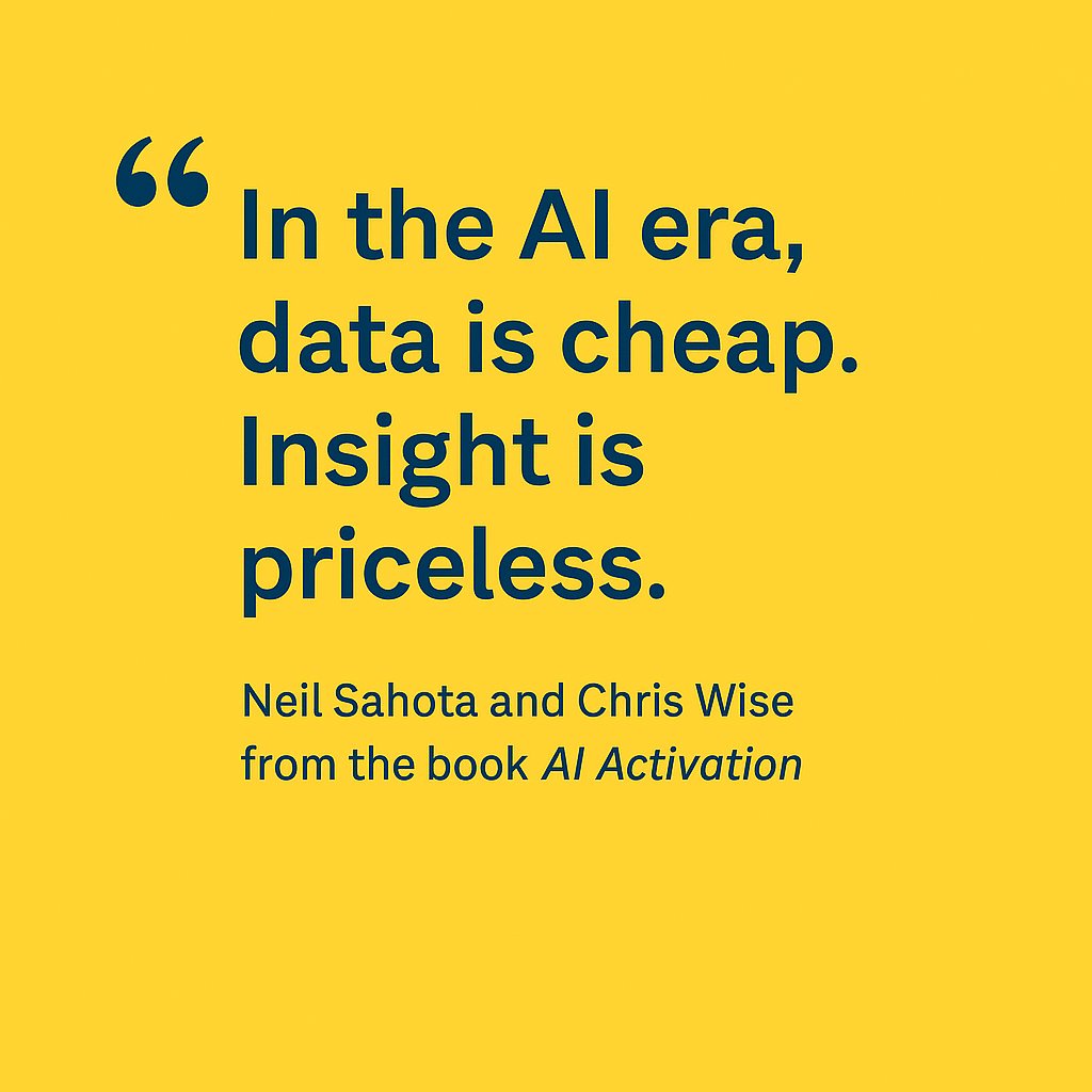 In the AI era, data isn’t enough. Insight is everything.
AI helps leaders see patterns, predict outcomes, and act with clarity. The future belongs to those who turn data into wisdom. Ready to lead by insight? aiactivationcode.com #AIActivationCode #AILeadership #InsightDriven