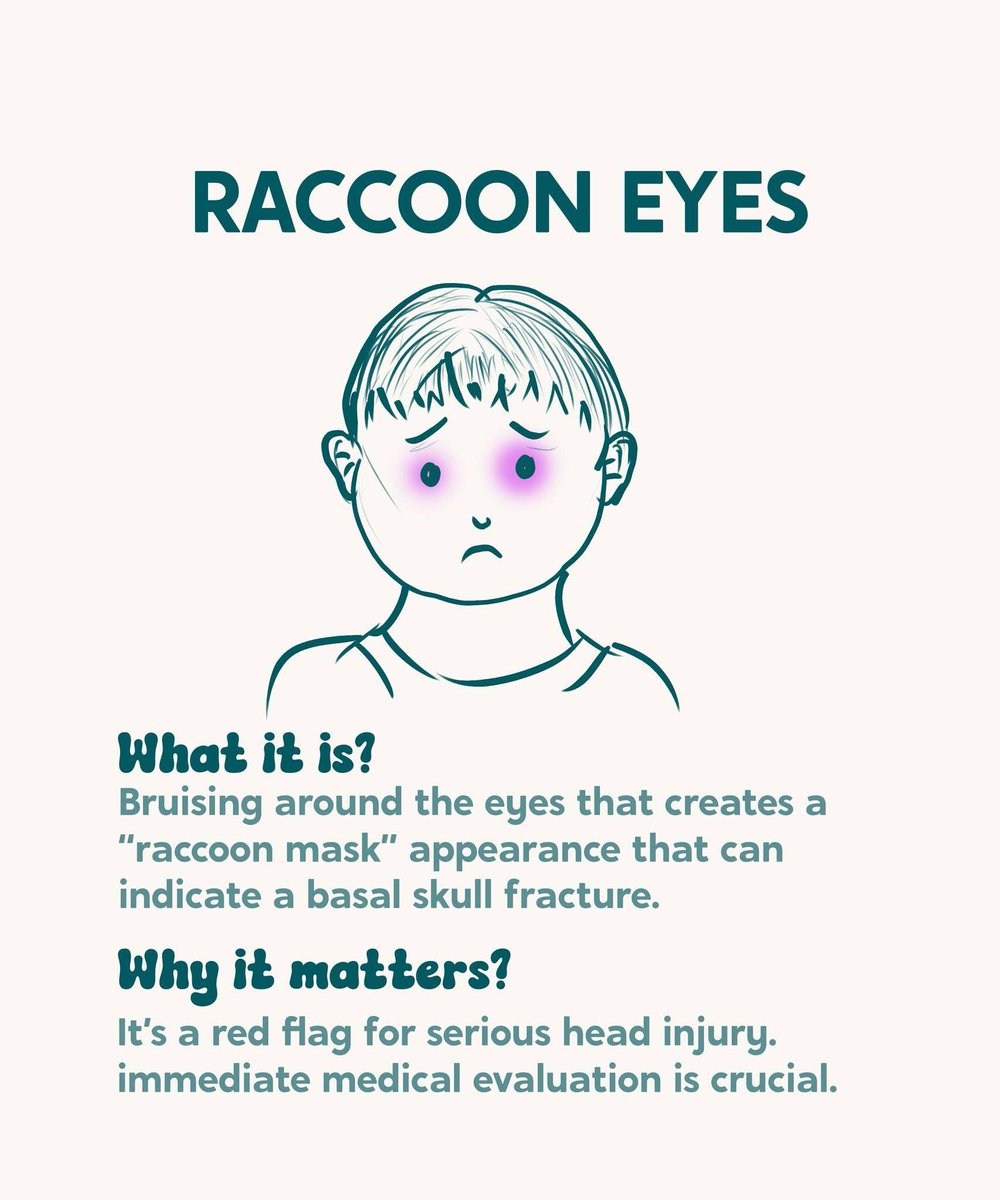 Not all bruises are harmless. Certain bruises can be a red flag for serious head injuries. If you ever notice these signs in a child, seek urgent medical attention.👇🧐