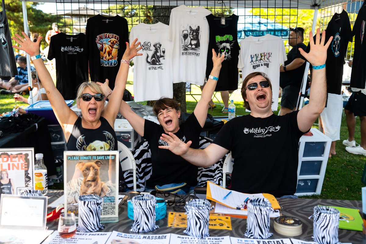 Furry friends welcome! 🐾🍷 Kirkland Uncorked is more than a wine fest — it’s a fundraiser for Motley Zoo Animal Rescue, helping local pets find loving homes.

A portion of tickets, tips, and donations goes to support their mission. Sip, support, and help rescue animals! 💛🐶