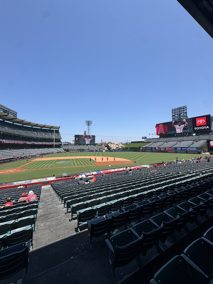 Another MLB ballpark off the bucket list. Angel Stadium in Anaheim!