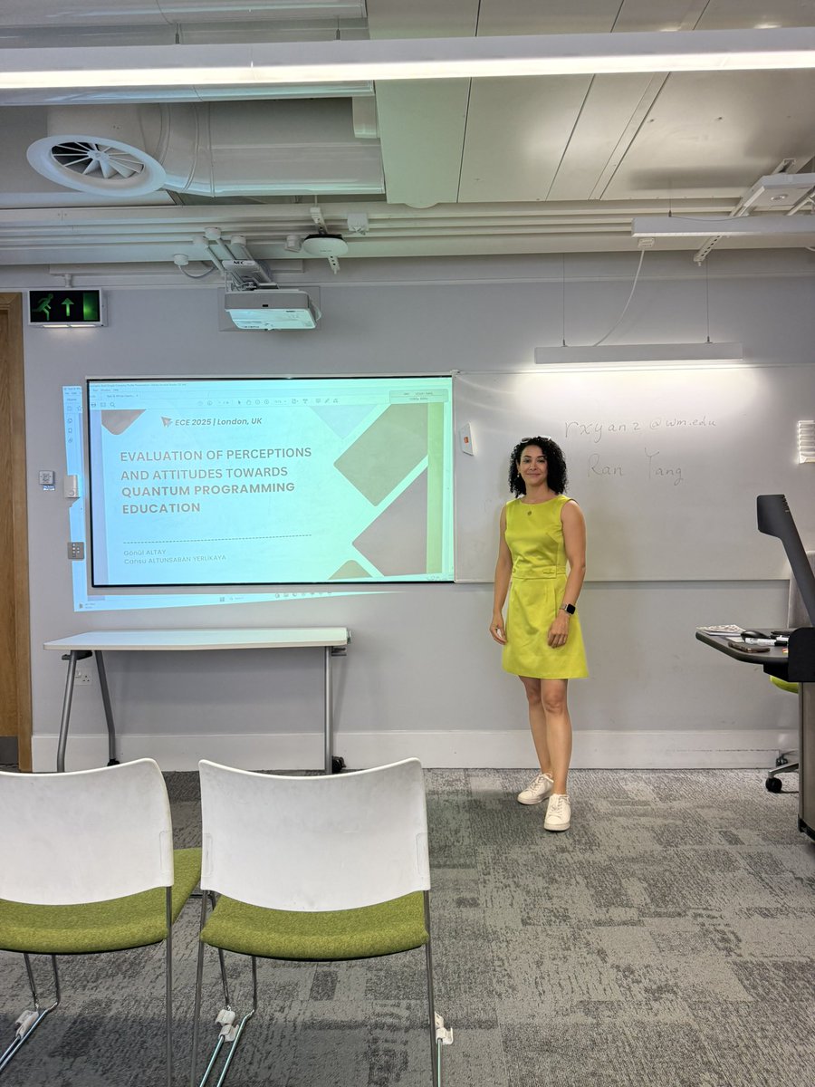 GonulAltayy's tweet photo. 🎉 I successfully presented my research paper,
“Evaluation of Perceptions and Attitudes Towards Quantum Programming Education”, at The International Academic Forum (IAFOR) Conference, hosted by UCL, University College London. https://t.co/60tl3Gngc9