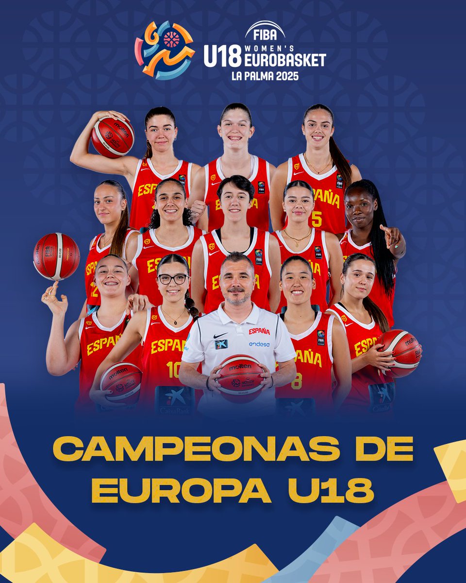 GRANDES DE EUROPA 🇪🇺

🏆 Final #U18EuroBasket
🇪🇸🆚🇫🇮
FINAL (81-72)
📌 La Palma

#SomosEquipo
