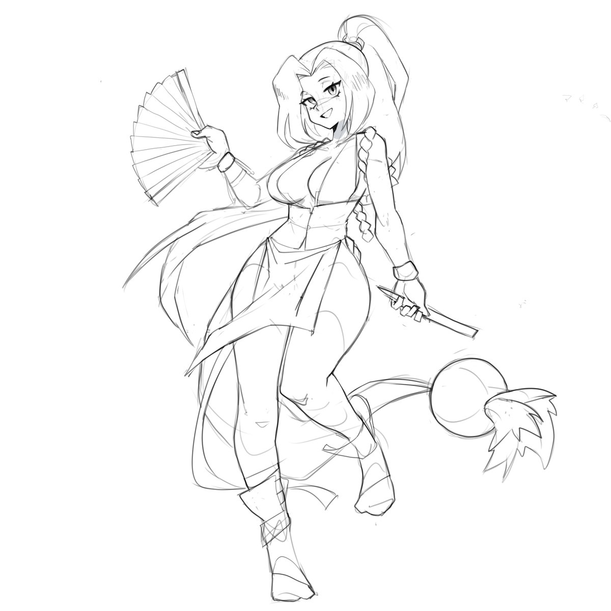 kyukainV's tweet photo. some characters sketchs! https://t.co/0M3tELHVOC