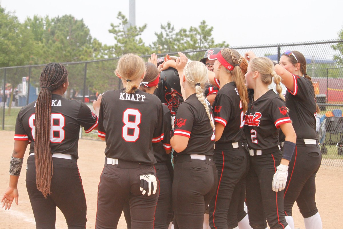 Turnin2W's tweet image. Still Alive…. On to the Semi’s. 
Keep Rolling T2! 🥎❤️🖤